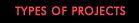 types of projects